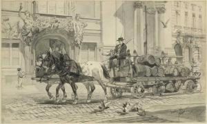 Bierwagen Vor Asamkirche Bierwagen Vor Asamkirche