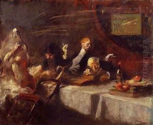 A Night at Maxims 1907 by William Bradford