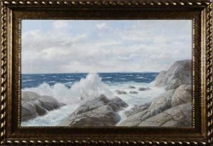Kustlandskap by Leonard Wiedh