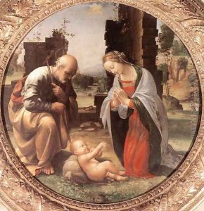 The Adoration of the Christ Child c. 1499 by Fra Bartolomeo