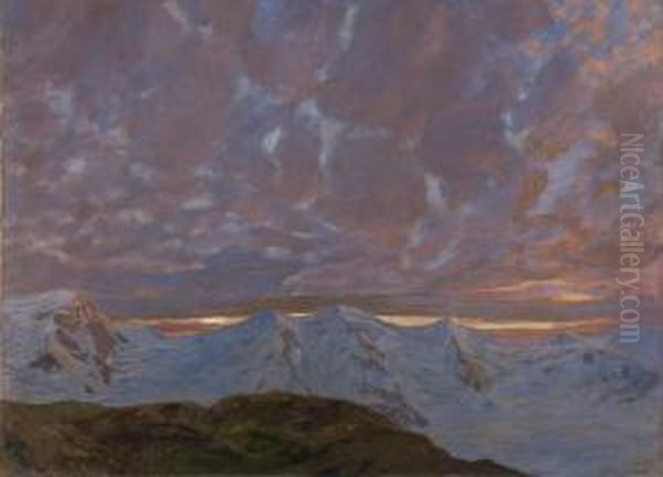 Gebirgslandschaft (piz Palu) - view 1