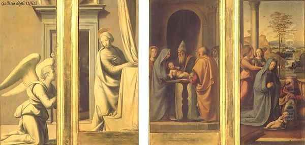 The Annunciation (front), Circumcision and Nativity (back) - view 1