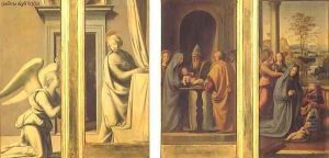 The Annunciation (front), Circumcision and Nativity (back) The Annunciation (front), Circumcision and Nativity (back)