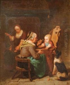 Feeding The Baby by Franz Wieschebrink