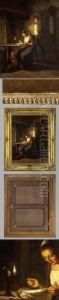 Junges Paar In Nachtlichem Interieur by Franz Wieschebrink