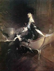 Consuelo Duchess Of Marlborough With Her Son Ivor Spencer Churchill