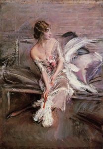 Portrait Of Gladys Deacon by Giovanni Boldini