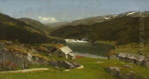 Norwegische
Gebirgslandschaft by Anders Guttormsen Wigdahl