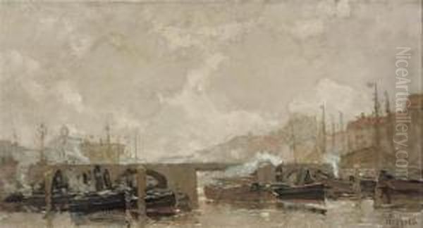 Near A Bridge, Amsterdam - view 1