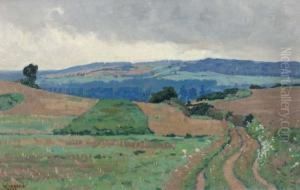 Heuvellandschap by Dirk Wiggers