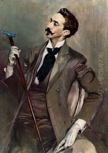 Count Robert de Montesquiou 1897 by Giovanni Boldini