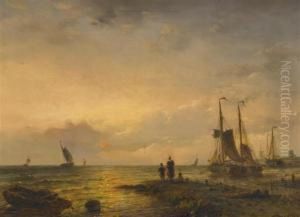 Sunset Over The Sea