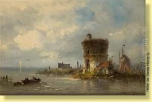 Phare Au Coucher Du Soleil