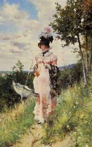 The Summer Stroll by Giovanni Boldini
