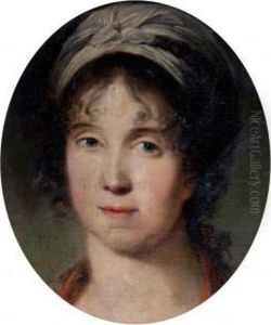 Portrait Presume De Madame Recamier by Jacques Wilbaut