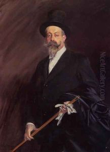Portrait of 'Willy', The Writer Henri Gauthier-Villars by Giovanni Boldini