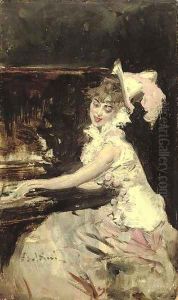 Signora al Pianoforte by Giovanni Boldini