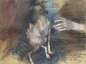 Elegante au chien by Giovanni Boldini