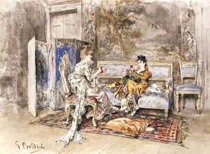 La Conversazione by Giovanni Boldini