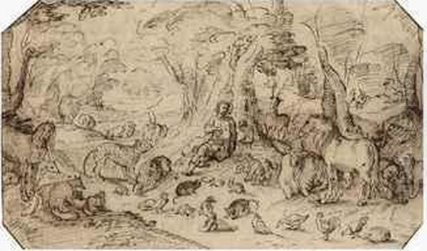 Orpheus Charming The Animals - view 1