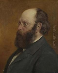 Bildnis Eines Bartigen Mannes. 1893. by Hans Wildermuth