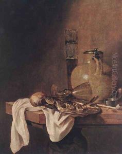 The Breakfast by Abraham Hendrickz Van Beyeren