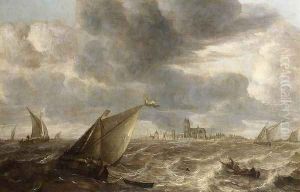 River Landscape by Abraham Hendrickz Van Beyeren