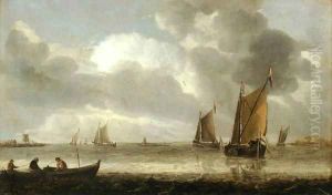 The Silver Seascape by Abraham Hendrickz Van Beyeren
