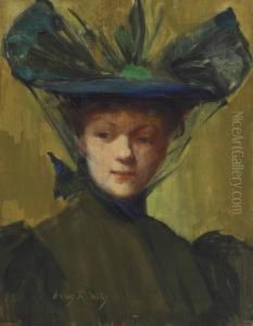 A Lady Of Fashion by Irving Ramsay Wiles