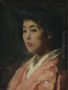 Miss Yamada by Irving Ramsay Wiles