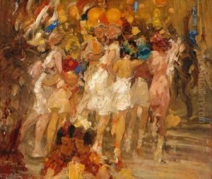 The Party by Ferdinand Abraham Isaac Wilhelm