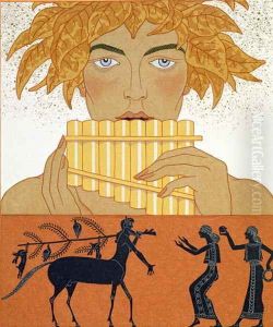Pan Piper, illustration from 'Les Mythes'
