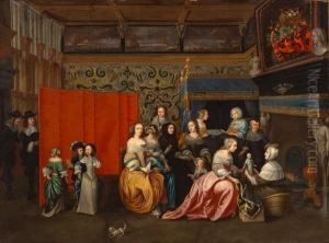 Presentation Of The Newborn by Wilhelm Schubert Ehrenberg & Hieronymous Janssens