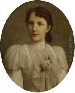 Damenbildnis by Heinrich Wilhelmi
