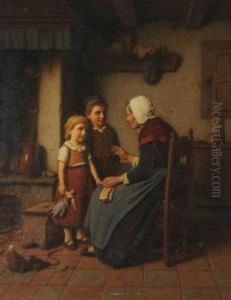 Grandmother's Wisdom by Heinrich Wilhelmi