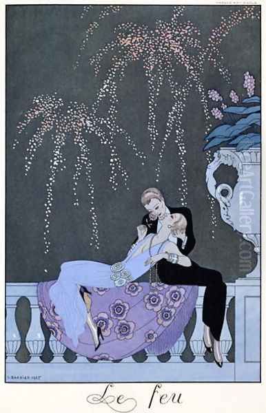 The Fire, illustration for 'Fetes Galantes' - view 1