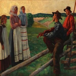 "juniafton" by Carl Wilhelm Wilhelmson