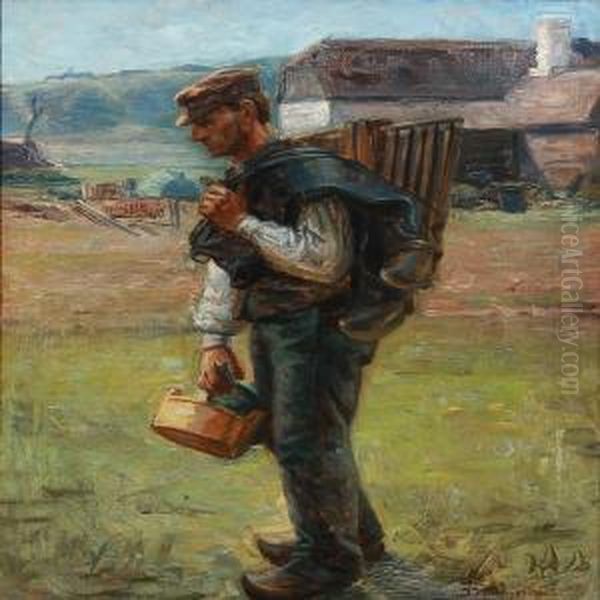 A Farmer With His Pack - view 1