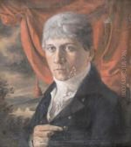 Portrait Of A Man Thought To Be Captain James Wilkie, Brother Of The Artist - view 1