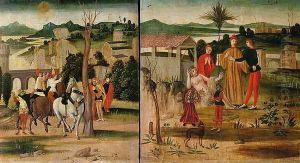 Joshua at the Walls of Jericho by Lazzaro Bastiani