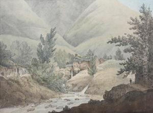 Appelthwaite Gill, With Part Of Skiddaw - view 1