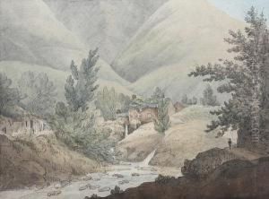 Appelthwaite Gill, With Part Of Skiddaw by Rev. Joseph Wilkinson