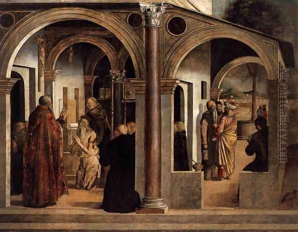 Communion of St Jerome - view 1