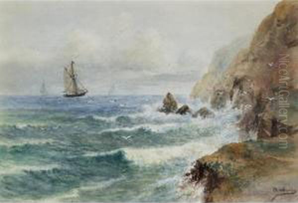 Coastal Scene With Ships - view 1
