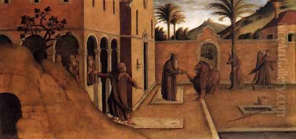 St Jerome Bringing the Lion to the Convent - view 1