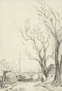 Paris, La Seine Au Pont Neuf by Frank Will
