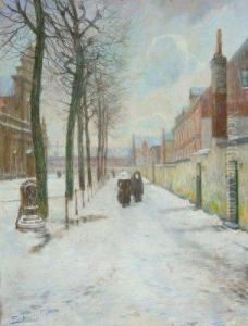 Beguinage A Gand L'hiver Beguinage A Gand L'hiver
