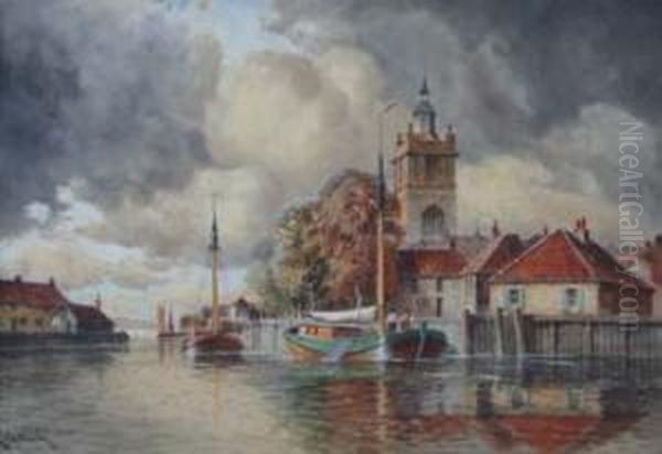 Dutch River Scene - view 1