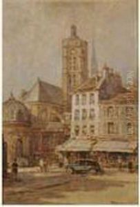 L'eglise Saint-laurent A Paris by Louis Willaume