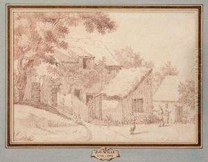 Cour De Ferme by Johann Georg Wille